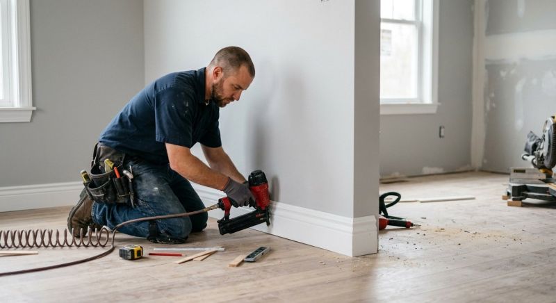 Chair Rail Installation in Kansas City, KS