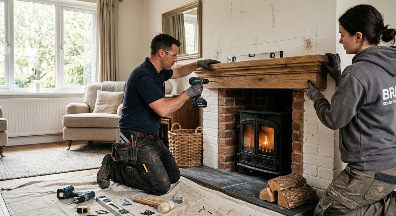Fireplace Mantel Replacement in Wilmington, NC
