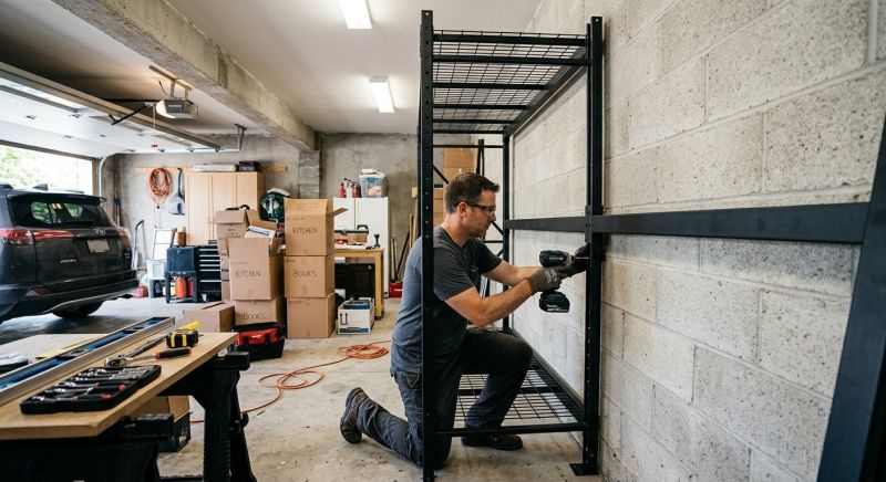 Garage Tool Rack Installation in Loudoun County, VA