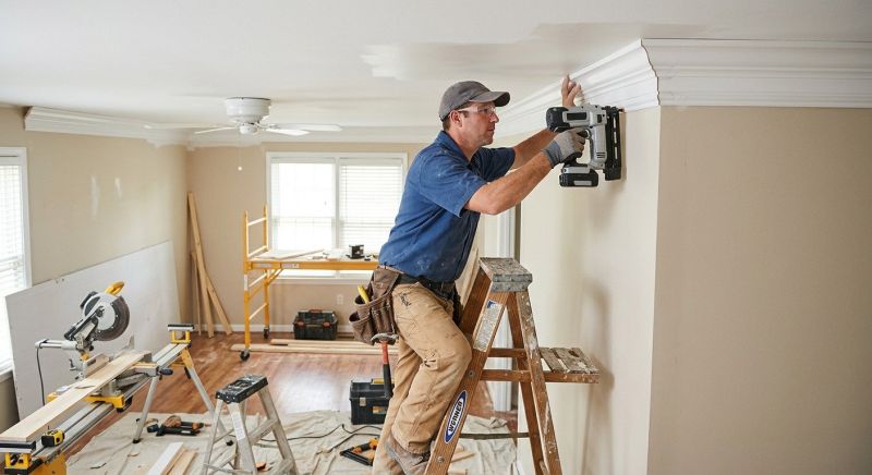 House Molding Installation in Kansas City, KS