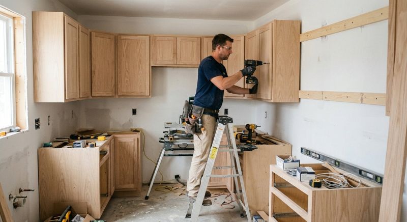 Rustic Cabinets Installation in Dayton, OH